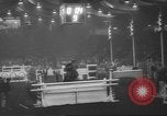 Image of horse jumping show Canada, 1960, second 11 stock footage video 65675057783