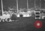 Image of horse jumping show Canada, 1960, second 31 stock footage video 65675057783