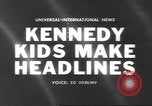 Image of John Kennedy and Caroline Washington DC USA, 1960, second 5 stock footage video 65675057785