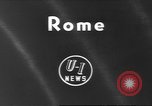 Image of Harold Macmillan Rome Italy, 1960, second 3 stock footage video 65675057787