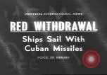 Image of Russian ships Atlantic Ocean, 1962, second 1 stock footage video 65675057790