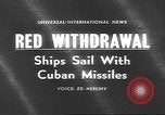 Image of Russian ships Atlantic Ocean, 1962, second 5 stock footage video 65675057790