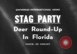 Immagine di Salvataggio di cervo Florida United States USA, 1960, secondo 4 filmato di repertorio 65675057800