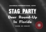 Immagine di Salvataggio di cervo Florida United States USA, 1960, secondo 5 filmato di repertorio 65675057800