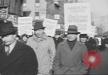 Standbild Abraham Lincoln Brigade begrüßte zu Hause New York City USA, 1938, aus Sekunde 27 historischem Filmmaterial Videoclip 65675057809