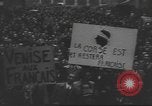 Image of student rally Paris France, 1938, second 10 stock footage video 65675057810