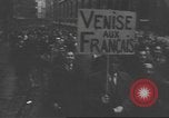 Image of student rally Paris France, 1938, second 29 stock footage video 65675057810