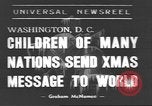 Image of International Christmas broadcast Washington DC USA, 1938, second 1 stock footage video 65675057811