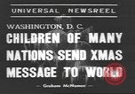Image of International Christmas broadcast Washington DC USA, 1938, second 4 stock footage video 65675057811