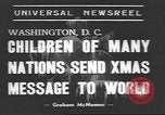 Image of International Christmas broadcast Washington DC USA, 1938, second 5 stock footage video 65675057811