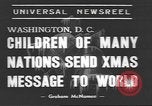 Image of International Christmas broadcast Washington DC USA, 1938, second 7 stock footage video 65675057811