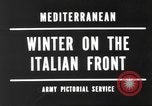 Image zone couverte de neige Italie, 1944, de la seconde 4 séquences d'archives historiques vidéo 65675057850