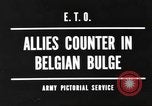 Standbild Schlacht in den Ardennen in Belgien während Zweiten Weltkrieg Belgien, 1945, aus Sekunde 8 historischem Filmmaterial Videoclip 65675057852