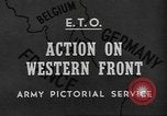 Image of United States Army Belgium, 1945, second 1 stock footage video 65675057868
