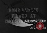 Standbild Bombe beschädigt Merkwiller Frankreich, 1945, aus Sekunde 7 historischem Filmmaterial Videoclip 65675057870