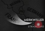 Standbild Bombe beschädigt Merkwiller Frankreich, 1945, aus Sekunde 10 historischem Filmmaterial Videoclip 65675057870