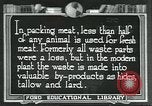 Standbild Meat Packing industry United States USA, 1922, aus Sekunde 1 historischem Filmmaterial Videoclip 65675057880