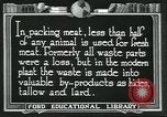 Standbild Meat Packing industry United States USA, 1922, aus Sekunde 3 historischem Filmmaterial Videoclip 65675057880