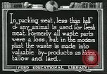Standbild Meat Packing industry United States USA, 1922, aus Sekunde 7 historischem Filmmaterial Videoclip 65675057880