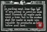 Standbild Meat Packing industry United States USA, 1922, aus Sekunde 17 historischem Filmmaterial Videoclip 65675057880