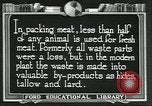 Standbild Meat Packing industry United States USA, 1922, aus Sekunde 19 historischem Filmmaterial Videoclip 65675057880