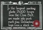 Standbild Meat Packing industry United States USA, 1922, aus Sekunde 3 historischem Filmmaterial Videoclip 65675057881