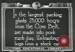 Standbild Meat Packing industry United States USA, 1922, aus Sekunde 7 historischem Filmmaterial Videoclip 65675057881