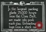 Standbild Meat Packing industry United States USA, 1922, aus Sekunde 10 historischem Filmmaterial Videoclip 65675057881