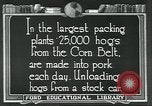 Standbild Meat Packing industry United States USA, 1922, aus Sekunde 12 historischem Filmmaterial Videoclip 65675057881