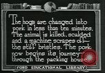 Standbild Meat Packing industry United States USA, 1922, aus Sekunde 31 historischem Filmmaterial Videoclip 65675057881