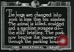 Standbild Meat Packing industry United States USA, 1922, aus Sekunde 34 historischem Filmmaterial Videoclip 65675057881