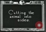 Standbild Meat Packing industry United States USA, 1922, aus Sekunde 52 historischem Filmmaterial Videoclip 65675057881