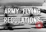 Image of Army Air Forces regulations for pilots in training United States USA, 1943, second 25 stock footage video 65675057896