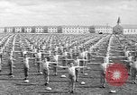 Image of Army Air Forces Aviation Cadets engage in calisthenics United States USA, 1941, second 9 stock footage video 65675057900