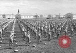 Image of Army Air Forces Aviation Cadets engage in calisthenics United States USA, 1941, second 15 stock footage video 65675057900