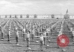 Image of Army Air Forces Aviation Cadets engage in calisthenics United States USA, 1941, second 19 stock footage video 65675057900