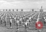 Image of Army Air Forces Aviation Cadets engage in calisthenics United States USA, 1941, second 20 stock footage video 65675057900