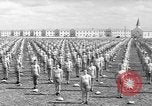 Image of Army Air Forces Aviation Cadets engage in calisthenics United States USA, 1941, second 22 stock footage video 65675057900