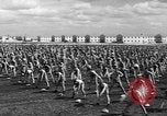 Image of Army Air Forces Aviation Cadets engage in calisthenics United States USA, 1941, second 38 stock footage video 65675057900