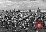 Image of Army Air Forces Aviation Cadets engage in calisthenics United States USA, 1941, second 41 stock footage video 65675057900