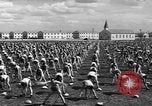 Image of Army Air Forces Aviation Cadets engage in calisthenics United States USA, 1941, second 43 stock footage video 65675057900