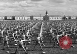 Image of Army Air Forces Aviation Cadets engage in calisthenics United States USA, 1941, second 44 stock footage video 65675057900