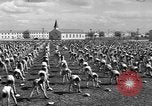 Image of Army Air Forces Aviation Cadets engage in calisthenics United States USA, 1941, second 47 stock footage video 65675057900