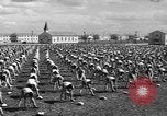 Image of Army Air Forces Aviation Cadets engage in calisthenics United States USA, 1941, second 48 stock footage video 65675057900