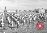 Image of Army Air Forces Aviation Cadets engage in calisthenics United States USA, 1941, second 50 stock footage video 65675057900