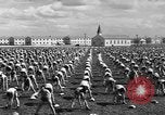 Image of Army Air Forces Aviation Cadets engage in calisthenics United States USA, 1941, second 55 stock footage video 65675057900