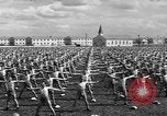 Image of Army Air Forces Aviation Cadets engage in calisthenics United States USA, 1941, second 58 stock footage video 65675057900