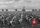Image of Army Air Forces Aviation Cadets engage in calisthenics United States USA, 1941, second 61 stock footage video 65675057900