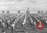 Image of Army Air Forces Aviation Cadets engage in calisthenics United States USA, 1941, second 62 stock footage video 65675057900