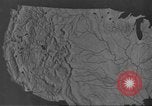 Image of map United States USA, 1942, second 25 stock footage video 65675057902
